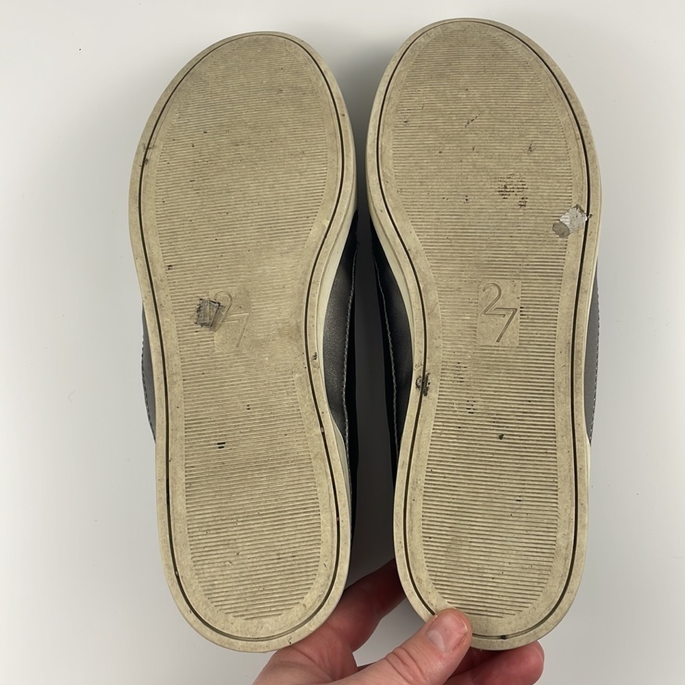 27 Edit | Valarie 100% Genuine Real Leather Upper Lace Up Sneaker Kicks Black 9M - Picture 11 of 13